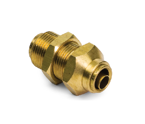 1582 D.O.T Push in Bulkhead Union