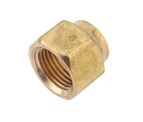 440s# SAE 45 ° Raccordi in ottone flando corto dado forgiato