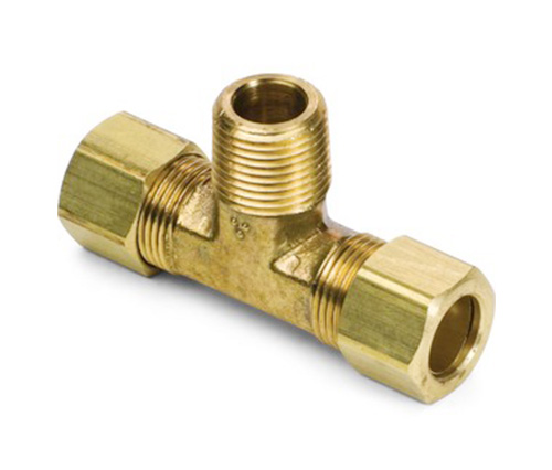 72# raccordi per compressione Maschio T -ramo