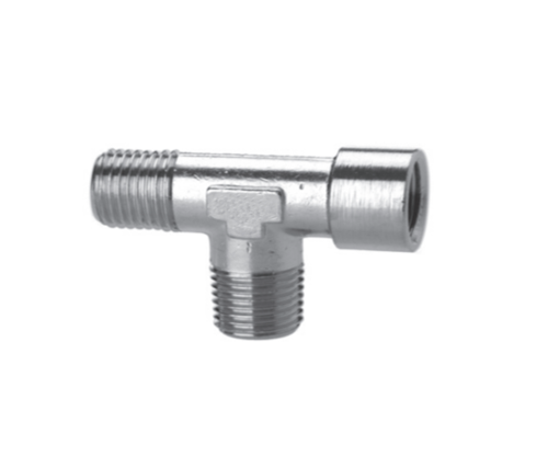 Adattatore BSPP maschio femmina tee-1/4 thread