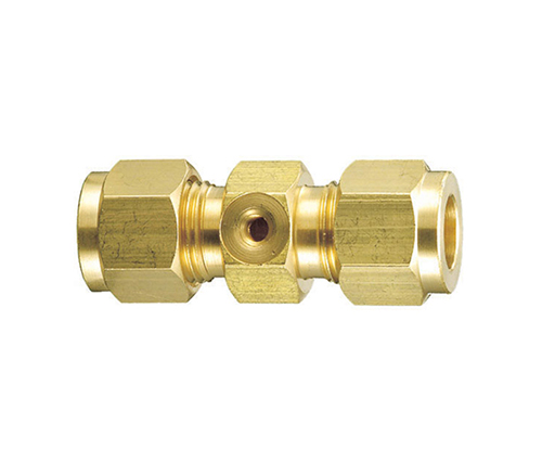 Ugello singolo a compressione dritta in ottone