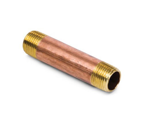 33 **# Raccordi per tubi in ottone Long Nipple